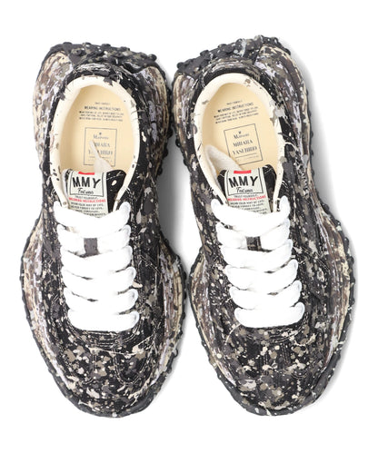 LARRY/SPUTTERING LOW-TOP SNEAKERS