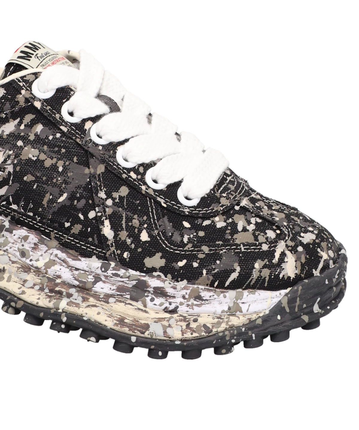 LARRY/SPUTTERING LOW-TOP SNEAKERS