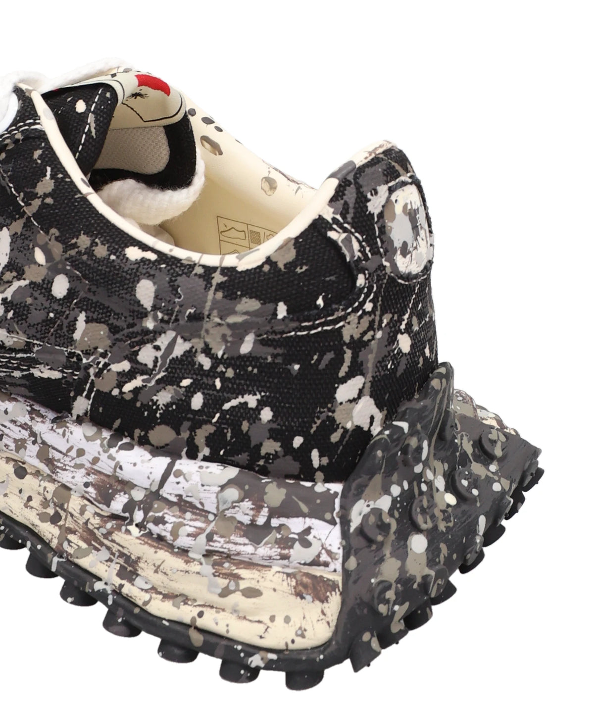 LARRY/SPUTTERING LOW-TOP SNEAKERS