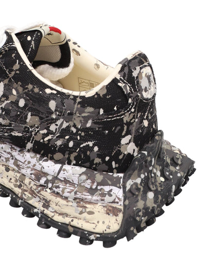 LARRY/SPUTTERING LOW-TOP SNEAKERS