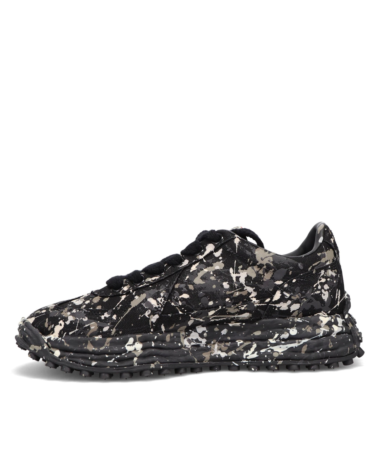 LARRY/SPUTTERING LOW-TOP SNEAKERS