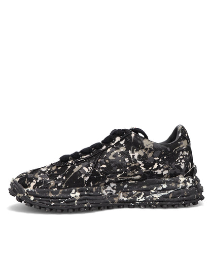 LARRY/SPUTTERING LOW-TOP SNEAKERS