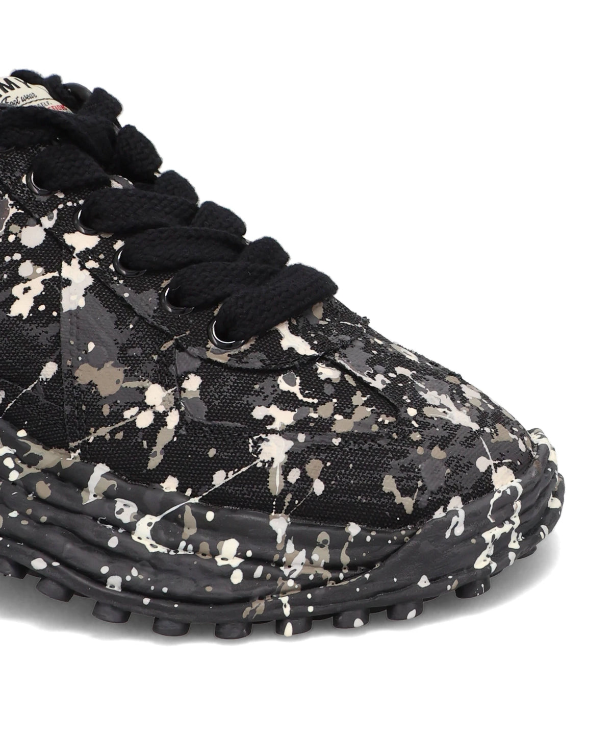 LARRY/SPUTTERING LOW-TOP SNEAKERS