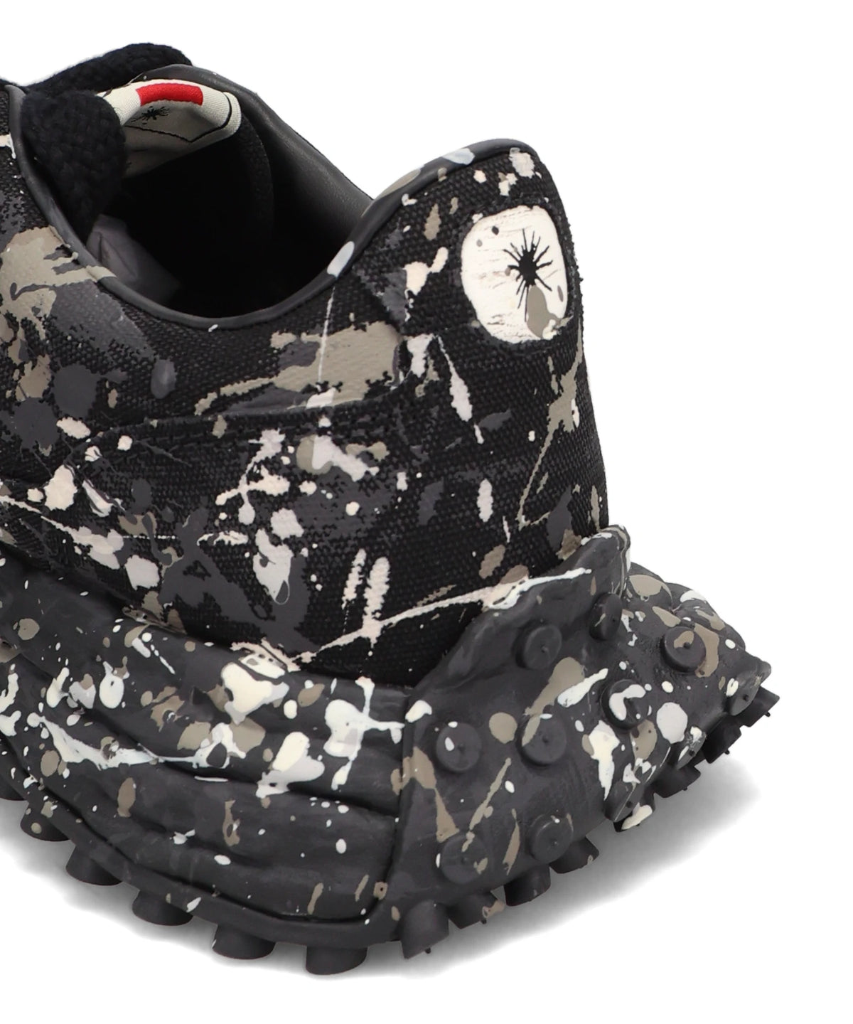 LARRY/SPUTTERING LOW-TOP SNEAKERS