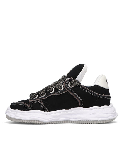 WAYNE PUFFER PATTERNED LACELOW-TOP SNEAKERS