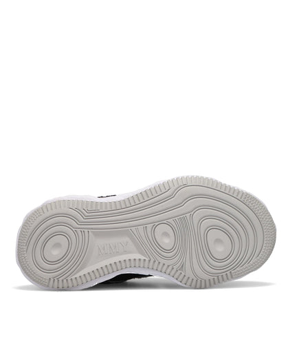 WAYNE PUFFER PATTERNED LACELOW-TOP SNEAKERS
