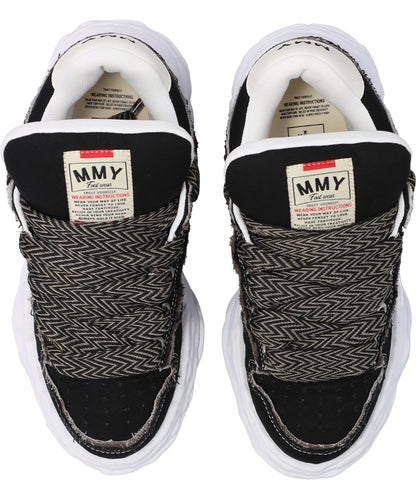 WAYNE PUFFER PATTERNED LACELOW-TOP SNEAKERS