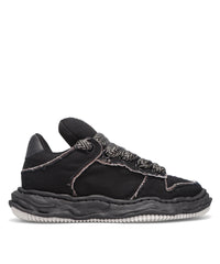 WAYNE PUFFER PATTERNED LACELOW-TOP SNEAKERS