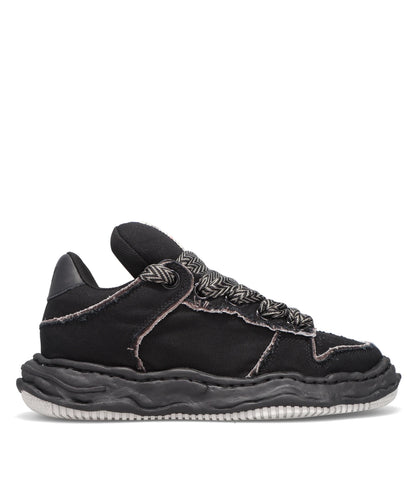 WAYNE PUFFER PATTERNED LACELOW-TOP SNEAKERS