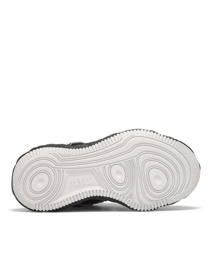 WAYNE PUFFER PATTERNED LACELOW-TOP SNEAKERS