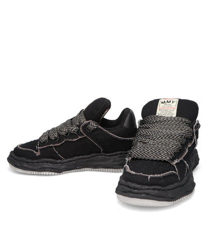 WAYNE PUFFER PATTERNED LACELOW-TOP SNEAKERS