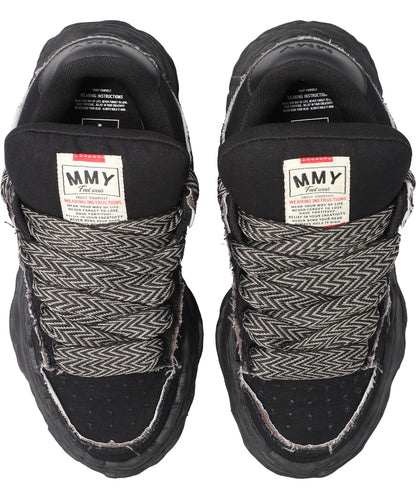 WAYNE PUFFER PATTERNED LACELOW-TOP SNEAKERS
