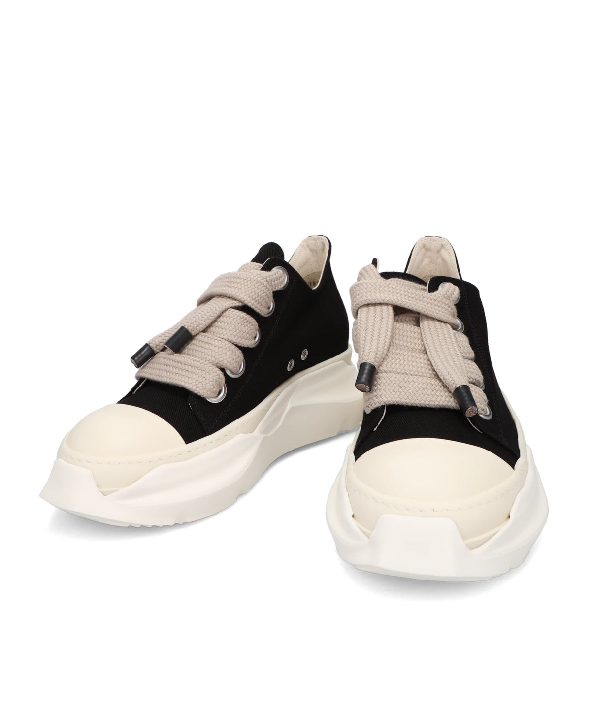 JUMBOLACE ABSTRACT LOW SNEAKS - BLACK/MILK/MILK