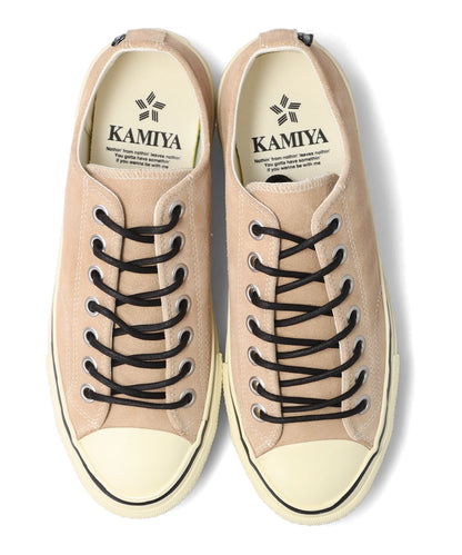 "JOEY"AGED-SOLE SUEDE VULCANIZED SNEAKER