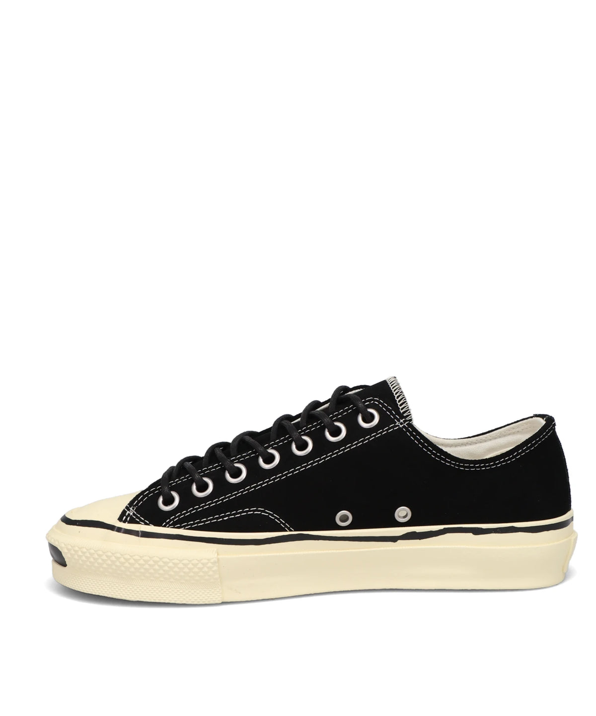 "JOEY"AGED-SOLE SUEDE VULCANIZED SNEAKER