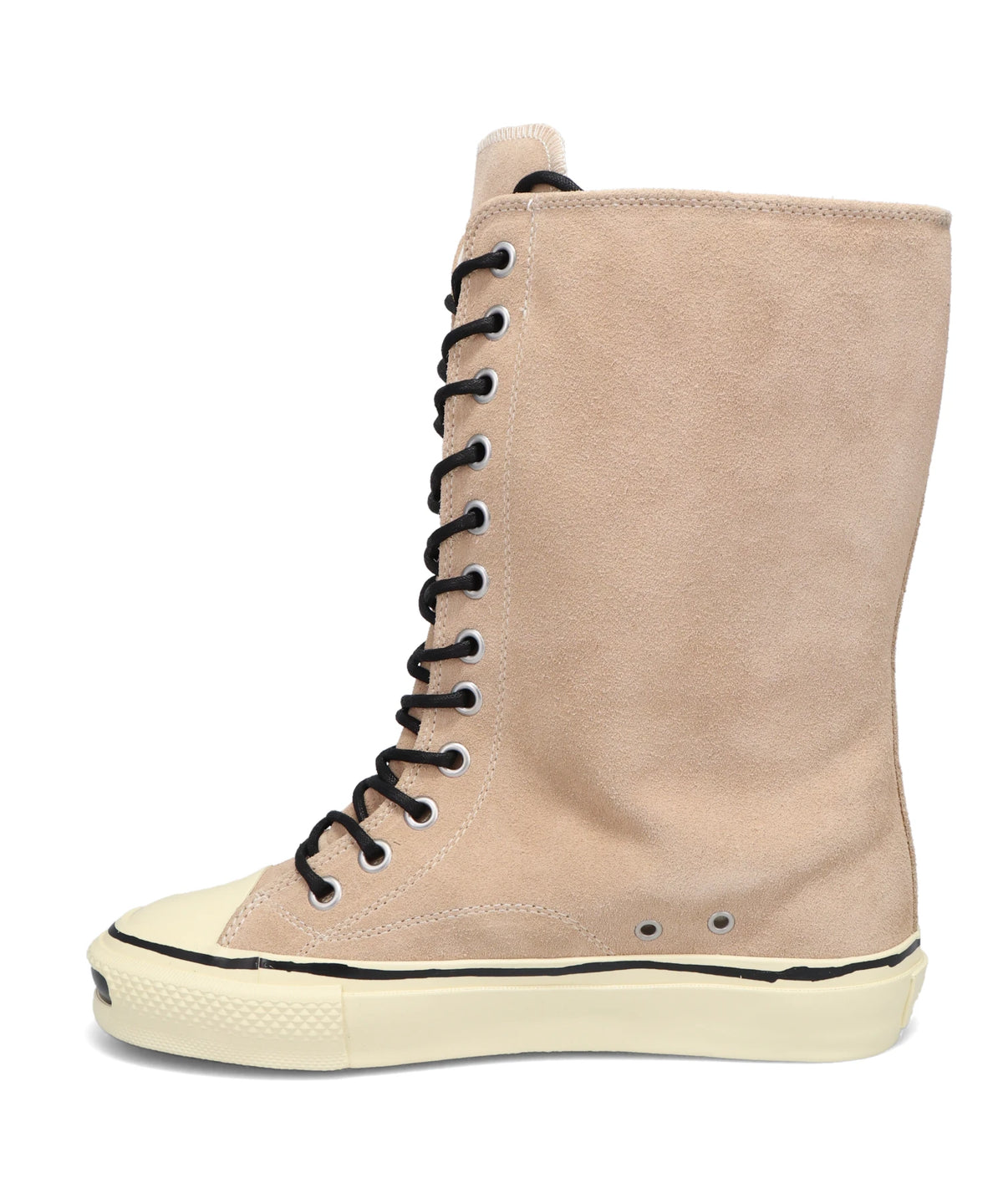 "JOEY"AGED-SOLE SUEDEVULCANIZED LONG SNEAKER