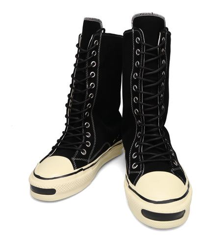 "JOEY"AGED-SOLE SUEDEVULCANIZED LONG SNEAKER