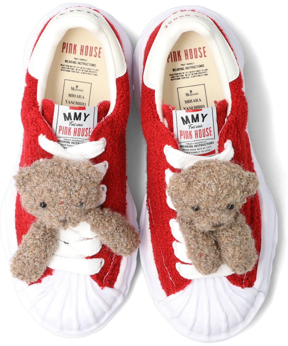PINK HOUSE X MMY "BLAKEY"OG SOLECHENILLE EMBROIDEY LOW-TOP SNEAKER