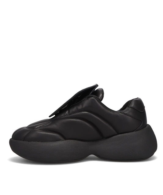 COW LEATHER PUFFER CLEAT TRAINER