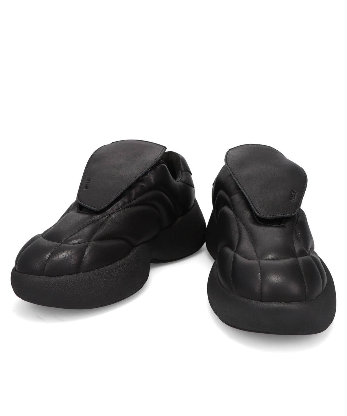 COW LEATHER PUFFER CLEAT TRAINER