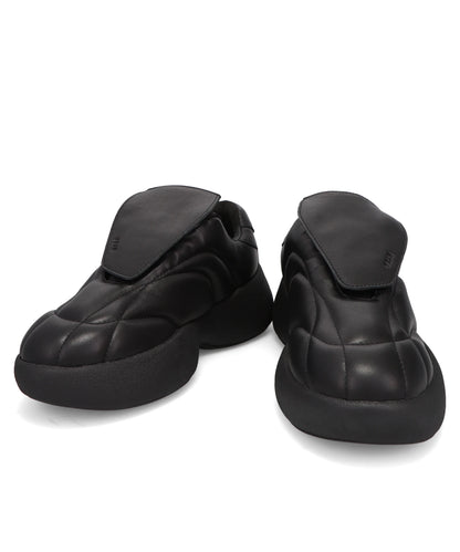 COW LEATHER PUFFER CLEAT TRAINER