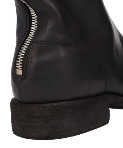 BACK ZIP MID BOOTS