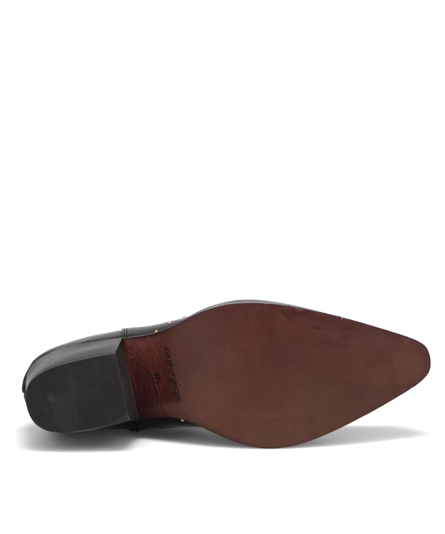 GOLD SUDDED WESTERN BOOTS- BLACK W/ GOLD STUDS