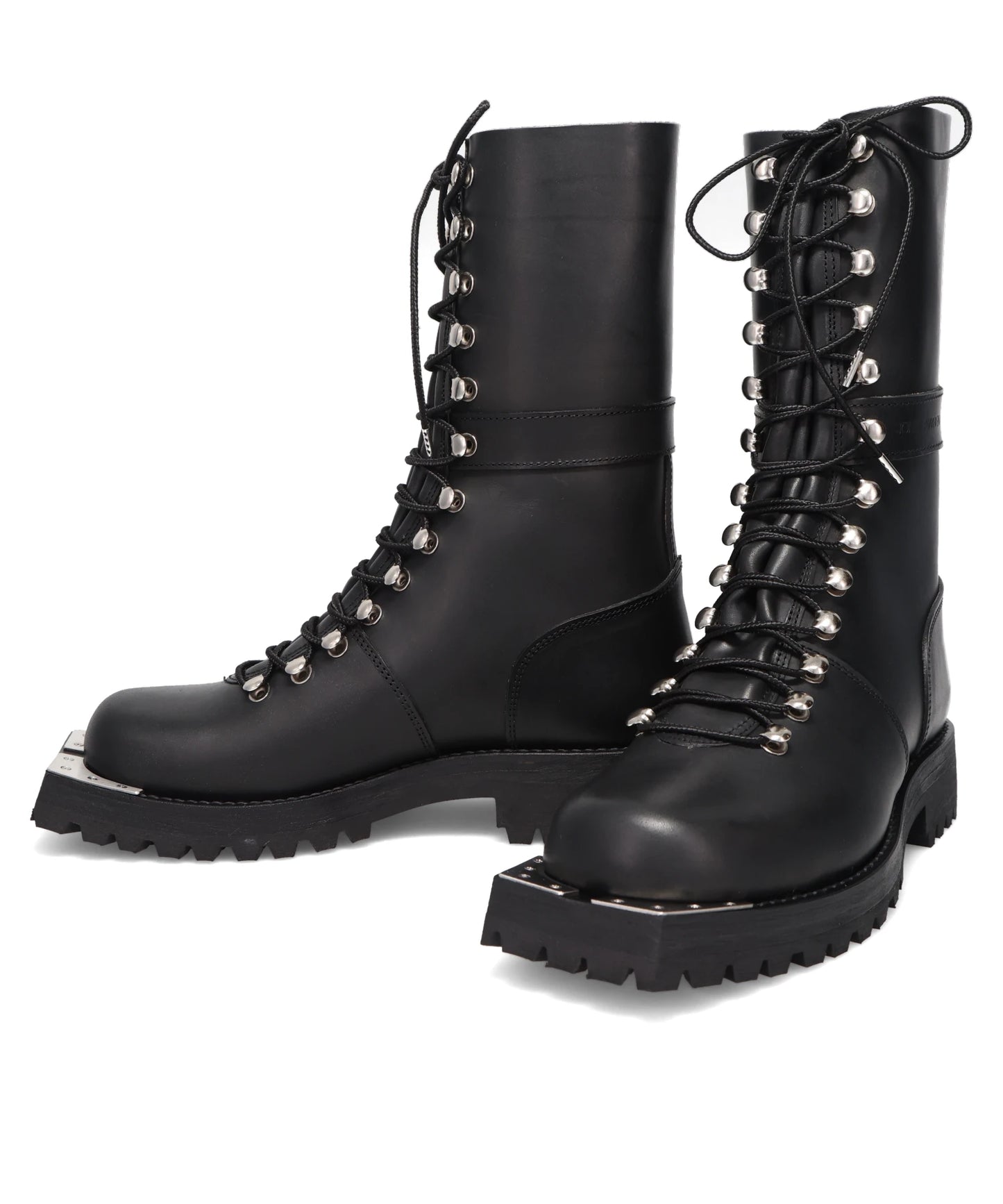 METAL TOE COMBAT BOOTS