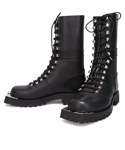METAL TOE COMBAT BOOTS