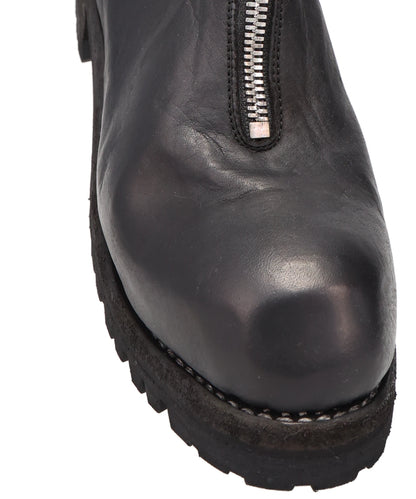 FRONT ZIP BOOT - HORSE FULL GRAIN
