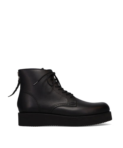 MIDWEST EXCLUSIVE LACE UP B-ZIP BOOTSWITH FLAT VIBRAM