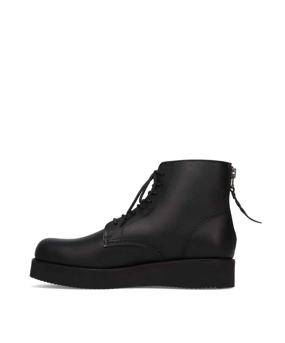 MIDWEST EXCLUSIVE LACE UP B-ZIP BOOTSWITH FLAT VIBRAM