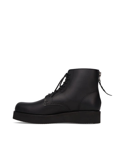 MIDWEST EXCLUSIVE LACE UP B-ZIP BOOTSWITH FLAT VIBRAM