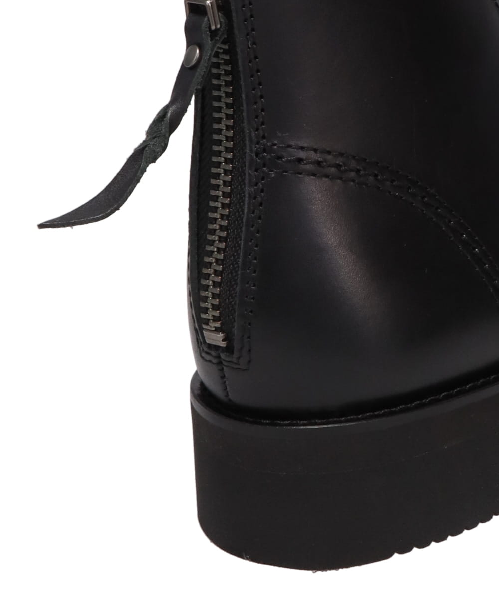 MIDWEST EXCLUSIVE LACE UP B-ZIP BOOTSWITH FLAT VIBRAM