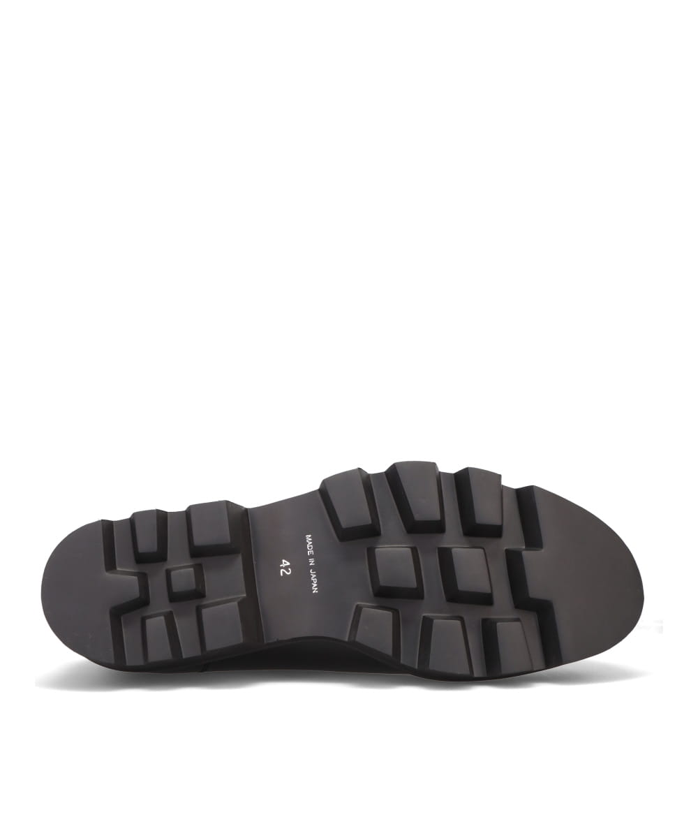 CENTER ZIP BOOTS WITH CHUNKY SOLE