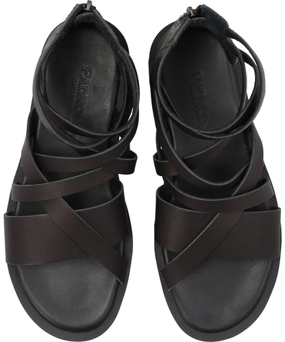CS BACK ZIP GLADIATOR SANDALS