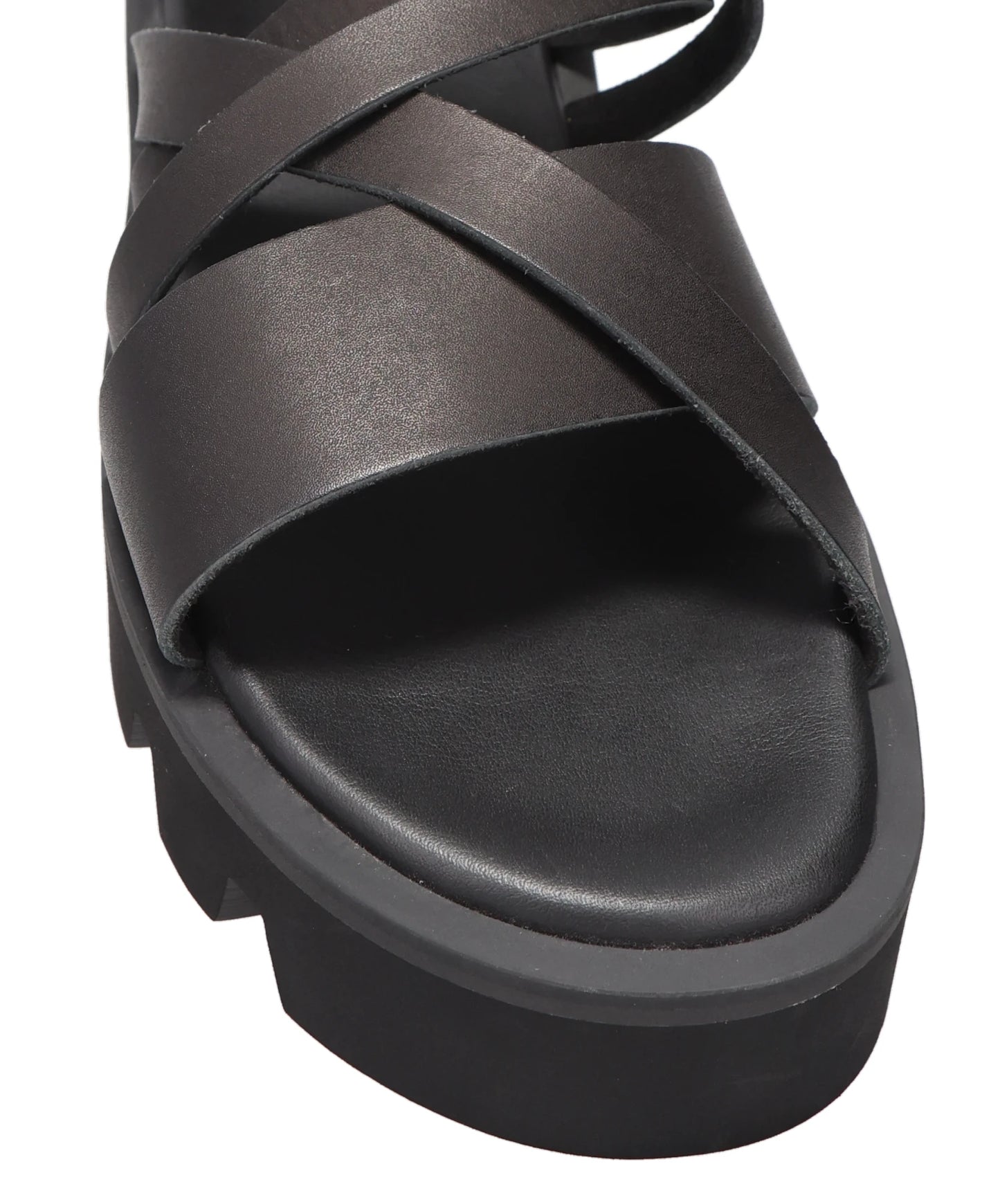 CS BACK ZIP GLADIATOR SANDALS