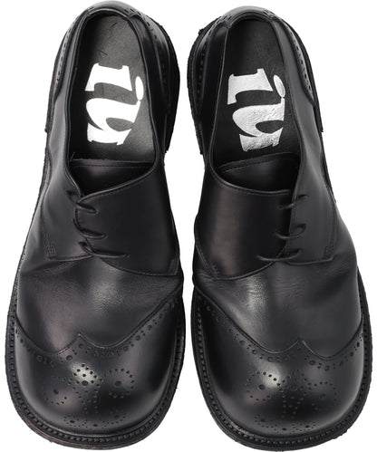 BIG FOOT CURVED WINGTIP DERBY