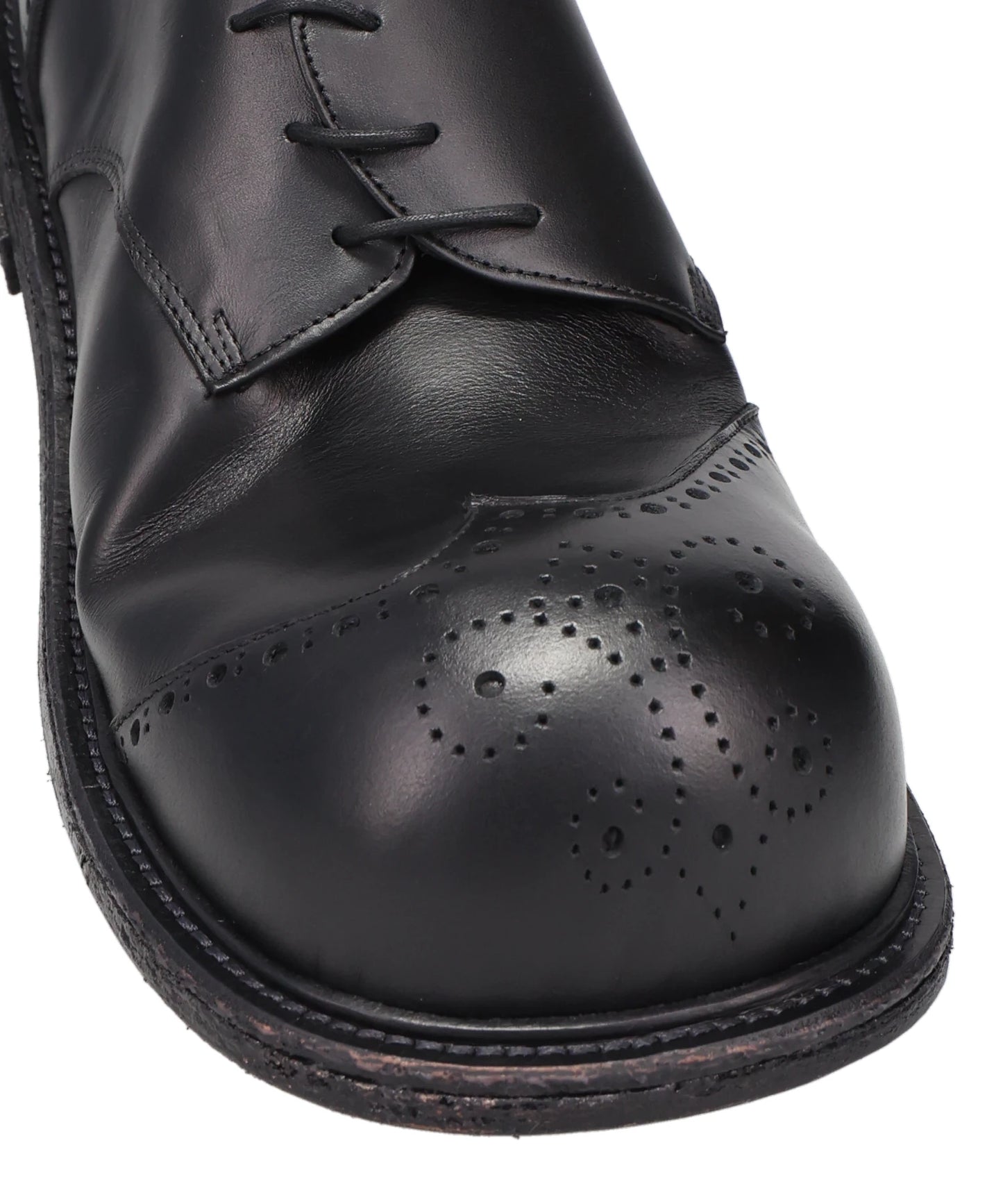 BIG FOOT CURVED WINGTIP DERBY