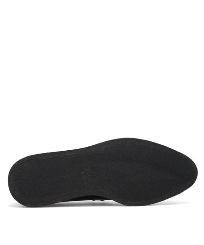 CHAIN CREEPER LOAFERS- BLACK PATENT LEATHER