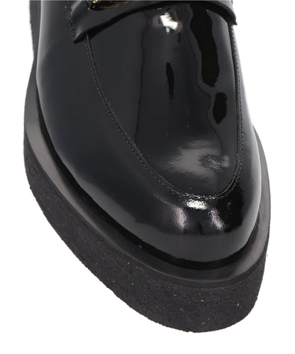 CHAIN CREEPER LOAFERS- BLACK PATENT LEATHER