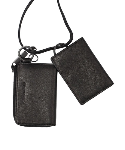 PATRICK STEPHAN(パトリックステファン)LEATHER WALLET ＆ CARD CASE EMPTY-HANDED- BLACK