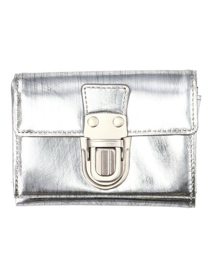 LEATHER TRIFOLD WALLET CARTABLE- SCRATCH SIL
