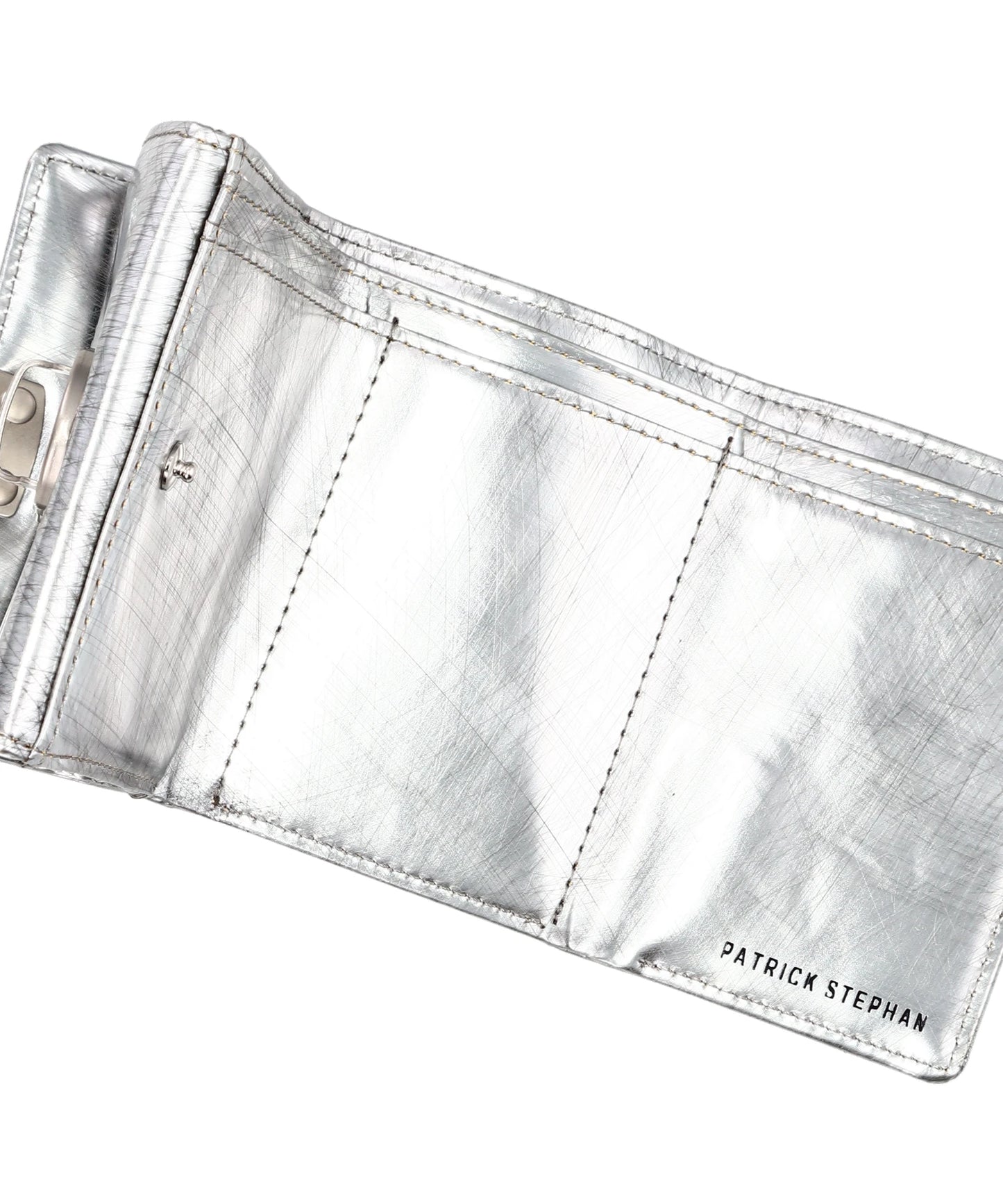 LEATHER TRIFOLD WALLET CARTABLE- SCRATCH SIL