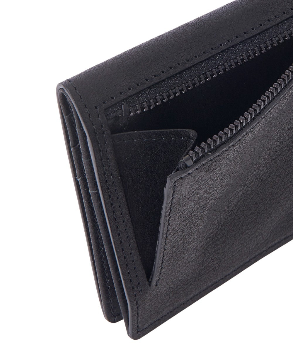 LEATHER WALLET COMPACT OIL TANNED