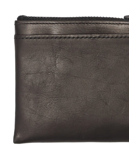 LEATHER WIDE COIN CASE “FLAT”