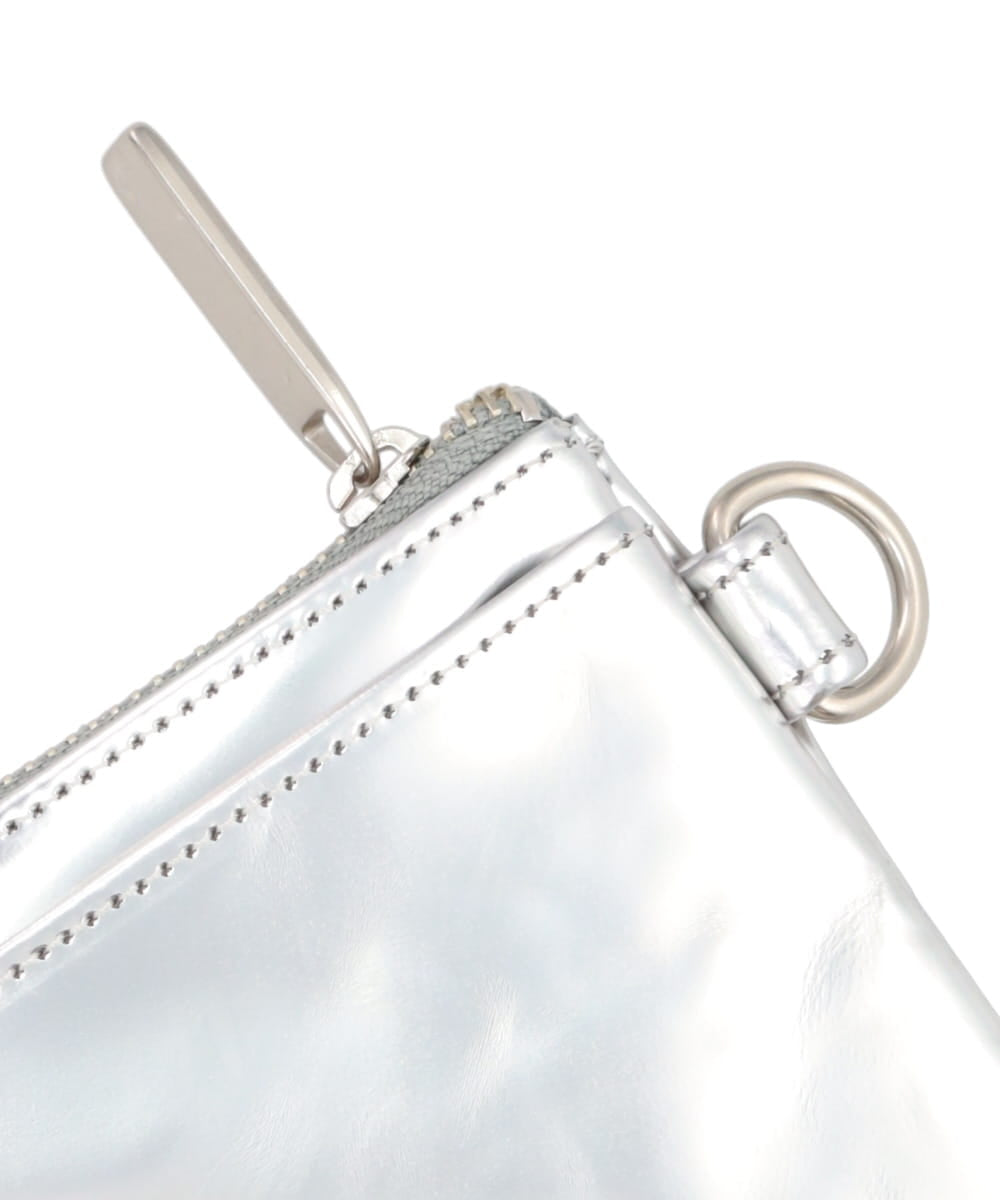 LEATHER WIDE COIN CASE �gFLAT�h