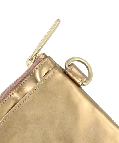 LEATHER WIDE COIN CASE “FLAT”