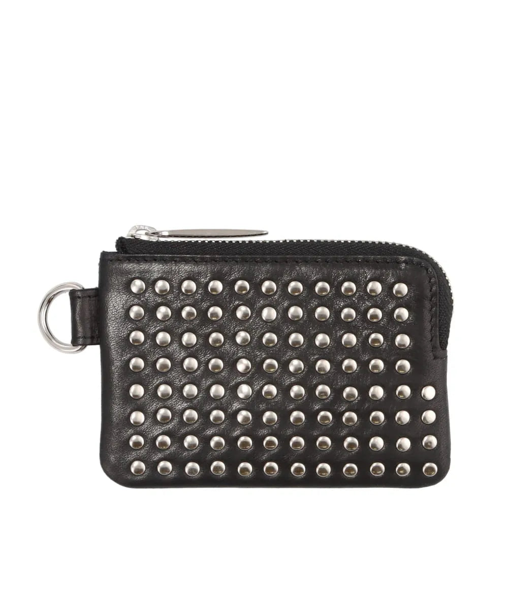 LEATHER COIN CASE �gALL-STUDS�h