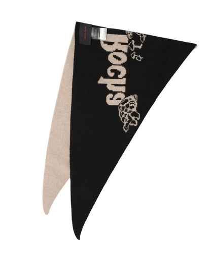 GRAPHIC LOGO KNIT NECKERCHIEF W/ EMB